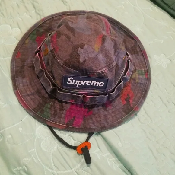 帽子 b0185 Supreme Denim Logo Boonie S/M b0185 Supreme Denim Logo Boonie S/M